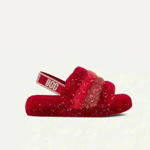 UGG Fluff-Yeah Metallic Sparkle Multi